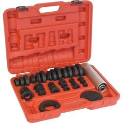 Kit coupelles pour démontage/montage de roulements en coffret - 36 pièces