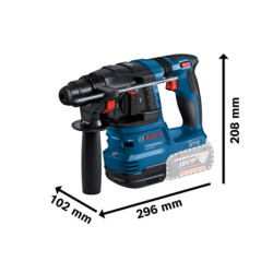 Perforateur Bosch GBH 18V-22 Professionnal avec 2 batteries 4Ah et chargeur rapide