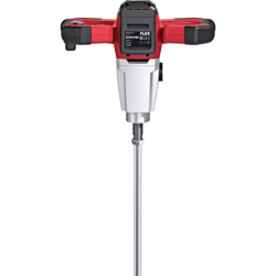 Mélangeur 2 vitesses Flex MXE 18.0-EC avec 2 batteries et pale en spirale WR2 120