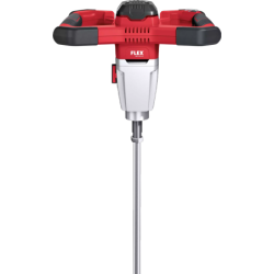 Mélangeur 2 vitesses Flex MXE 18.0-EC avec 2 batteries et pale en spirale WR2 120