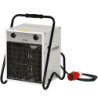 Chauffage air pulsé portable électrique Sovelor B15C alimentation 380 V puissance réglable 0 à 15kW
