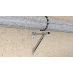 Collier d'attache de conduite d'aération LGS 160 Fischer M8/M10 - Boîte de 10