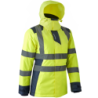 Parka haute visibilité femme HORA Coverguard Jaune HV et Navy