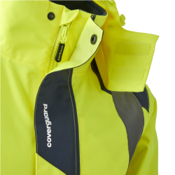Parka haute visibilité femme HORA Coverguard Jaune HV et Navy