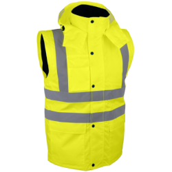 Blouson haute visibilité Viena Singer manches amovibles doublure polaire