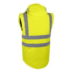 Blouson haute visibilité Viena Singer manches amovibles doublure polaire