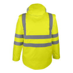 Blouson haute visibilité Viena Singer manches amovibles doublure polaire