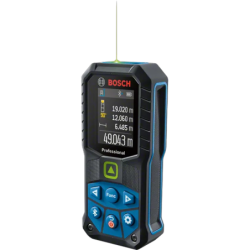 Télémètre laser vert Bosch GLM 50-27 avec accessoires de protection