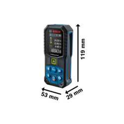 Télémètre laser vert Bosch GLM 50-27 avec accessoires de protection