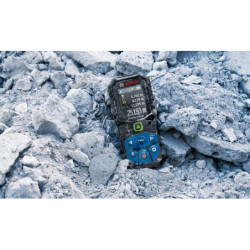 Télémètre laser vert Bosch GLM 50-27 avec accessoires de protection