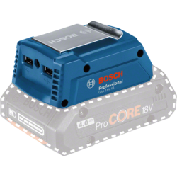 Adaptateur de charge USB externe Bosch GAA 18V48 pour batterie 18V