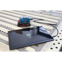 Adaptateur de charge USB externe Bosch GAA 18V48 pour batterie 18V
