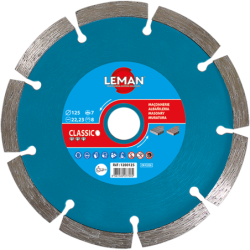 Disque diamant segments à déjointer mortier Leman diamètre 125mm épaisseur 8mm alésage 22.23mm