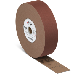 Rouleau en tissu abrasif corindon brun KK114F 25mm × 50m Grain 40