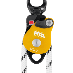 Poulie double SPIN L2 Petzl avec émerillon