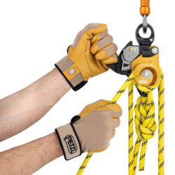 Poulie-bloqueur double débrayable Twin Release Petzl pour systèmes de mouflage