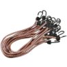 Tendeur élastique monté avec crochets - Diamètre 12 mm - Longueur 150 cm - Lot de 10