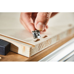 Pièce d'assemblage pour angle Festool KV D8 lot de 50
