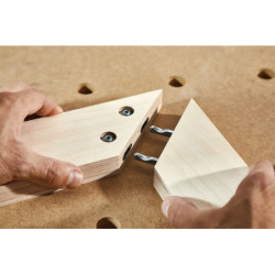 Pièce d'assemblage pour angle Festool KV D8 lot de 50