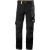 Pantalon de travail Oxford 4X Helly Hansen noir et jaune