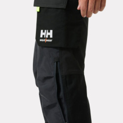 Pantalon de travail Oxford 4X Helly Hansen noir et jaune