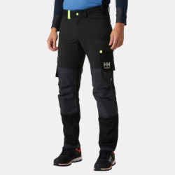 Pantalon de travail Oxford 4X Helly Hansen noir et jaune