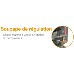 Compresseur 100L Termic 26/100 air restitué 18m3-300l moteur thermique Honda GX 160 de 5.5CV