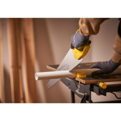 Scie à bois Stanley Tradecut Fine 500 mm - 11 dents - Coupe fine