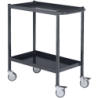 Servante 2 plateaux tôle 710 x 410 mm RAL 7024