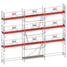Échafaudage AERIS45 Altrad lot de 80 m² avec structure planchers et garde-corps