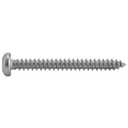 Vis à tôle tête cylindrique empreinte carrée inox A2