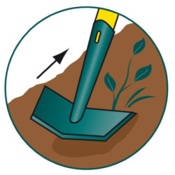 Ratissoire de jardin naturovert spécial pour les allées gravillonnées - 160 cm