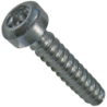 Vis tête bombée inox A2 Delta PT six lobes internes Torx plus Autosert