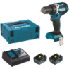 Perceuse visseuse Makita 18 V avec 2 batteries Li-Ion 5Ah et chargeur en coffret