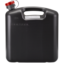 Jerrycan en polyéthylène noir avec bec flexible 20 L