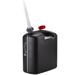 Jerrycan en polyéthylène noir avec bec flexible 20 L