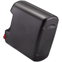 Jerrycan en polyéthylène noir avec bec flexible 20 L