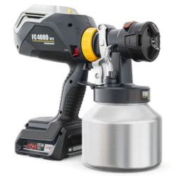 Pulvérisateur de peinture sans fil FinishControl 4000 18V avec 2 batteries et chargeur