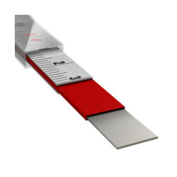 Mesure longue boitier ouvert Milwaukee bande acier avec fine doublure nylon