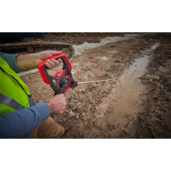 Mesure longue boitier ouvert Milwaukee bande acier avec fine doublure nylon