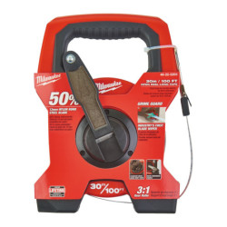Mesure longue boitier ouvert Milwaukee bande acier avec fine doublure nylon