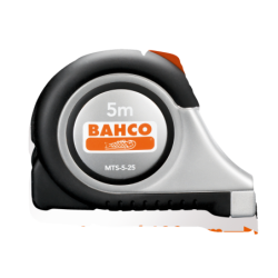 Mètre ruban magnétique en acier inoxydable MTS Bahco 25mm x 5 mètres