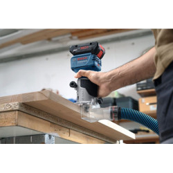 Affleureuse sans-fil BOSCH GLF 18V-8 machine nue en L-BOXX