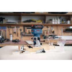Affleureuse sans-fil BOSCH GLF 18V-8 machine nue en L-BOXX