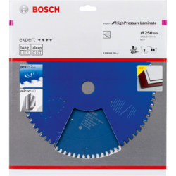 Lames de scie circulaire Bosch Expert for High Pressure Laminate 250X30X2.8 80dents