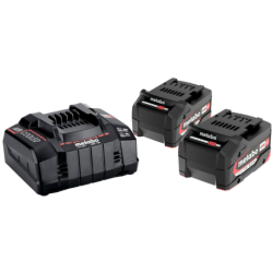 Pack 2 Batteries 18V 5.2 Ah et Chargeur Metabo