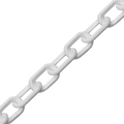 Chaîne plastique blanche