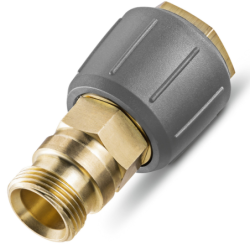 Raccord pivotant pour nettoyeur haute pression Karcher (évite la torsion du flexible)