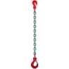 Elingue chaine avec corchets HR 1 brin diamètre 10 mm CMU 3.15T longueur 0.18 m