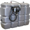 Cuve de stockage gasoil PEHD 2000L avec station à gasoil 230V 56 l/min